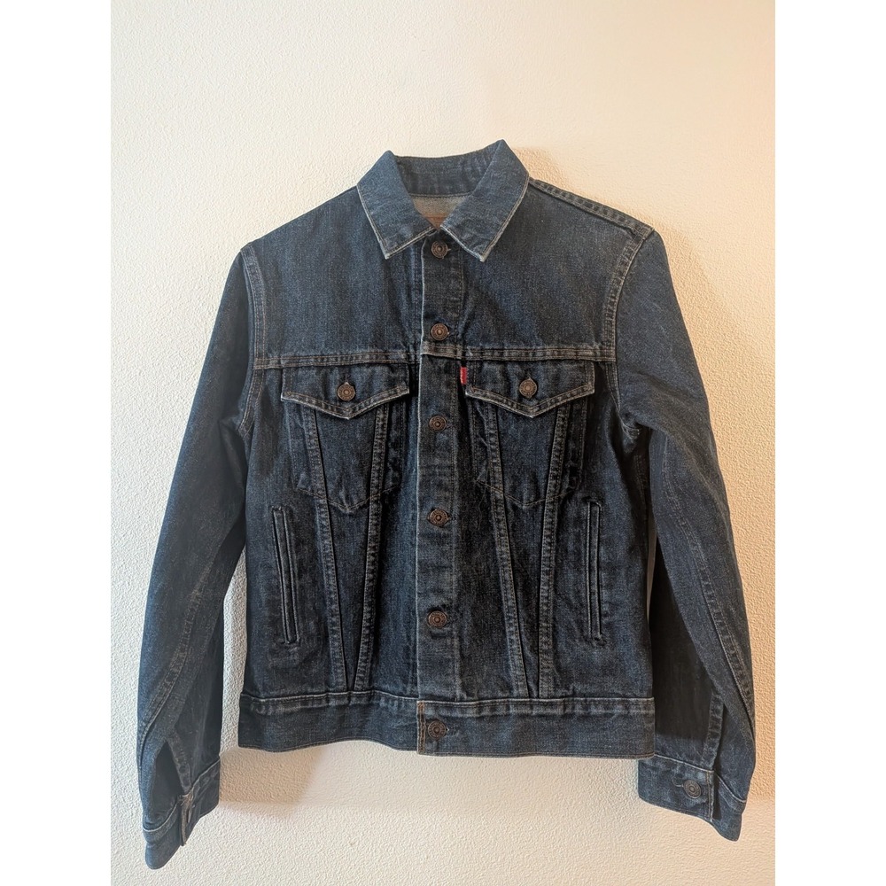 Vintage Levis Denim Jean Trucker Jacket Youth Size 18